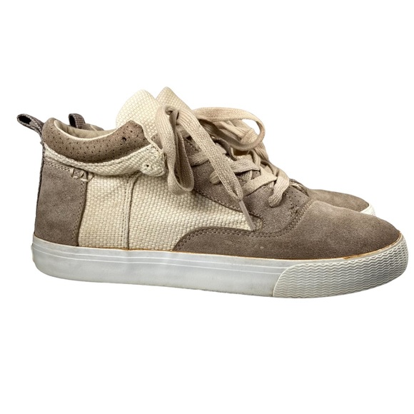 TOMS Camilia High-Top Suede / Canvas Sneaker Size US 7.5 - Picture 1 of 15